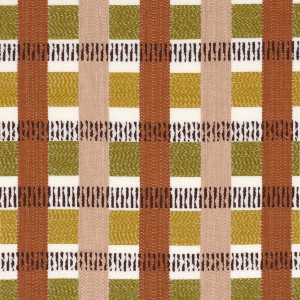 Tkanina Casamance Madère 91880247 Santana  ze wzorem Kratka