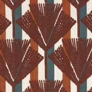 Tkanina Casamance 92800267 Madère  ze wzorem Kwiatowym