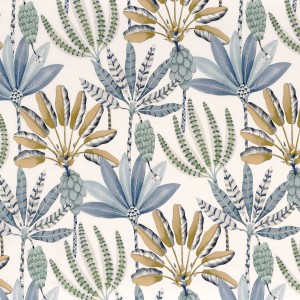 Tkanina Casamance Bondi Beach 47020197 Bondi Beach ze wzorem Natura