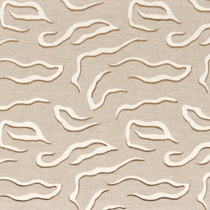Tkanina Casamance Moon 48240137 Ophea Recycle ze wzorem Tekstura