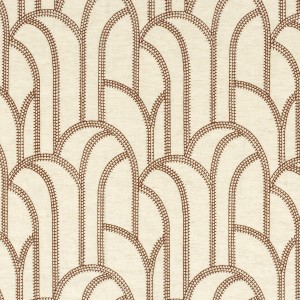 Tkanina Casamance Chicago 28950328 Grand Rex ze wzorem Art Deco