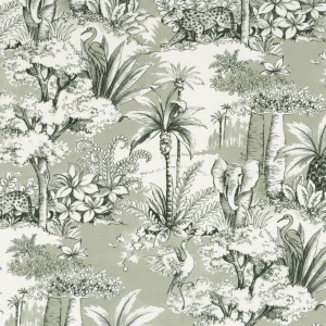 Tkanina Casamance Guarana 24920296 Passaro  ze wzorem Tekstura