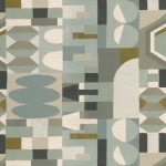 Tkanina Casamance Viaggio 32750237 Astratto ze wzorem Nowoczesnym