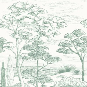 Tkanina Camengo 35570125 Kimono Poesie Sauvage - 280 cm szer.