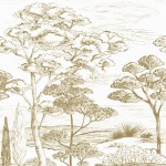 Tkanina Camengo 35570244 Kimono Poesie Sauvage - 280 cm szer.