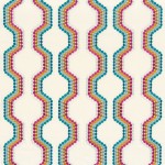 Tkanina Casamance San Francisco 46670423 Caltrain ze wzorem Graficznym