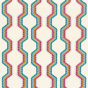 Tkanina Casamance San Francisco 46670423 Caltrain ze wzorem Graficznym