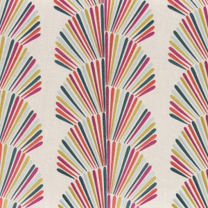 Tkanina Casamance Into The Wild 44810578 Pampa ze wzorem Ogród