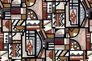 Tkanina Aldeco 01 Arte Water Repellent ze wzorem Eleganckim