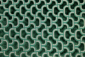 Tkanina Aldeco 03 Digby Velvet ze wzorem Geometrycznym