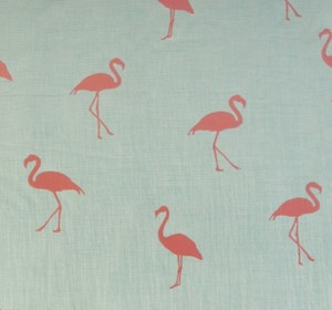 Tkanina Aldeco 04 Flamingo Addiction ze wzorem Flamingów