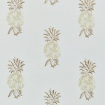 Tkanina Zimmer + Rohde 163 Ananas Embroidery ze wzorem Ananas