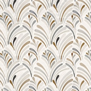 Tkanina Camengo Alfama 49250531 Santa Luzia ze wzorem Liście Jesieni