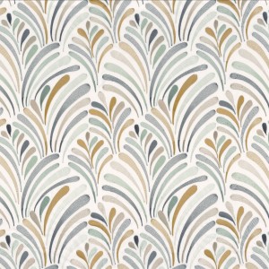 Tkanina Camengo Alfama 49250458 Santa Luzia ze wzorem Liście Jesieni