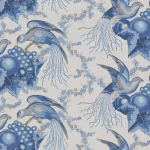 Tkanina Zimmer + Rohde 555 Belvedere ze wzorem Egzotycznym