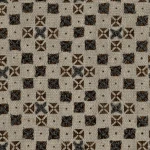 Tkanina Zimmer + Rohde 885 Boxwood ze wzorem Geometrycznym