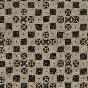 Tkanina Zimmer + Rohde 885 Boxwood ze wzorem Geometrycznym