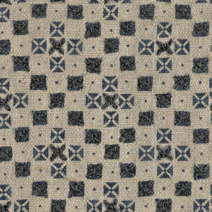 Tkanina Zimmer + Rohde 585 Boxwood ze wzorem Geometrycznym