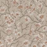 Tkanina Zimmer + Rohde 892 Cherry Blossom ze wzorem Kwiatowym