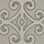 Tkanina Zimmer + Rohde 983 Collonade ze wzorem Geometrycznym