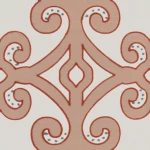 Tkanina Zimmer + Rohde 455 Collonade ze wzorem Geometrycznym