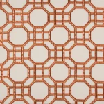 Tkanina Zimmer + Rohde 294 Garden Trellis ze wzorem Geometrycznym