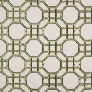 Tkanina Zimmer + Rohde 794 Garden Trellis ze wzorem Geometrycznym