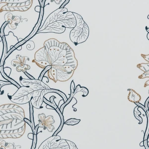 Tkanina Zimmer + Rohde 585 Jacobean Vine ze wzorem Winorośl