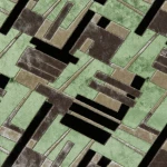 Tkanina Zimmer + Rohde 796 Terrazzo ze wzorem Graficznym