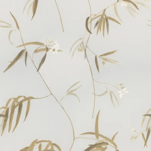 Tkanina Zimmer + Rohde 383 Waterlily ze wzorem Natury