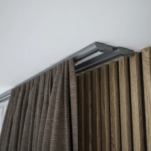 Szyna sufitowa 150 cm aluminiowa 2-torowa szara komplet ZD2-150 – Creativa