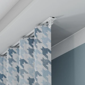 Szyna sufitowa 500 cm aluminiowa 1-torowa podtynkowa biała komplet dzielony PS-500/2 – Creativa