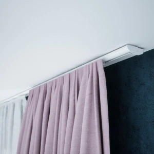 Szyna sufitowa 500 cm aluminiowa 1-torowa biała komplet dzielony ZD-500/2 – Creativa