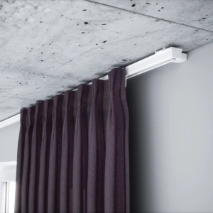 Szyna sufitowa 500 cm aluminiowa 1-torowa biała komplet dzielony ZS-500/2 – Creativa