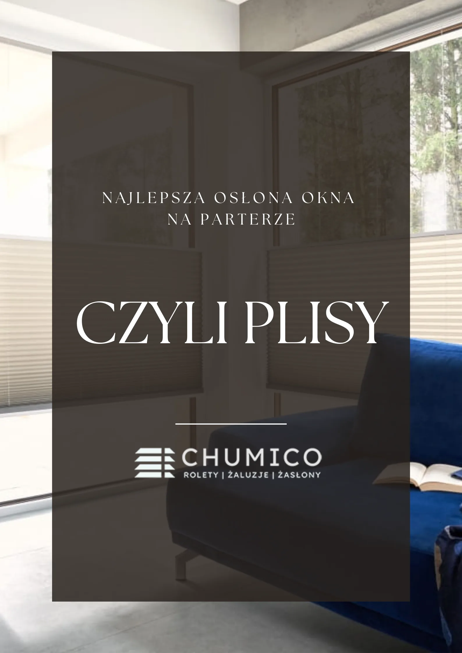 Najlepsza osłona okna na parterze, czyli plisy.