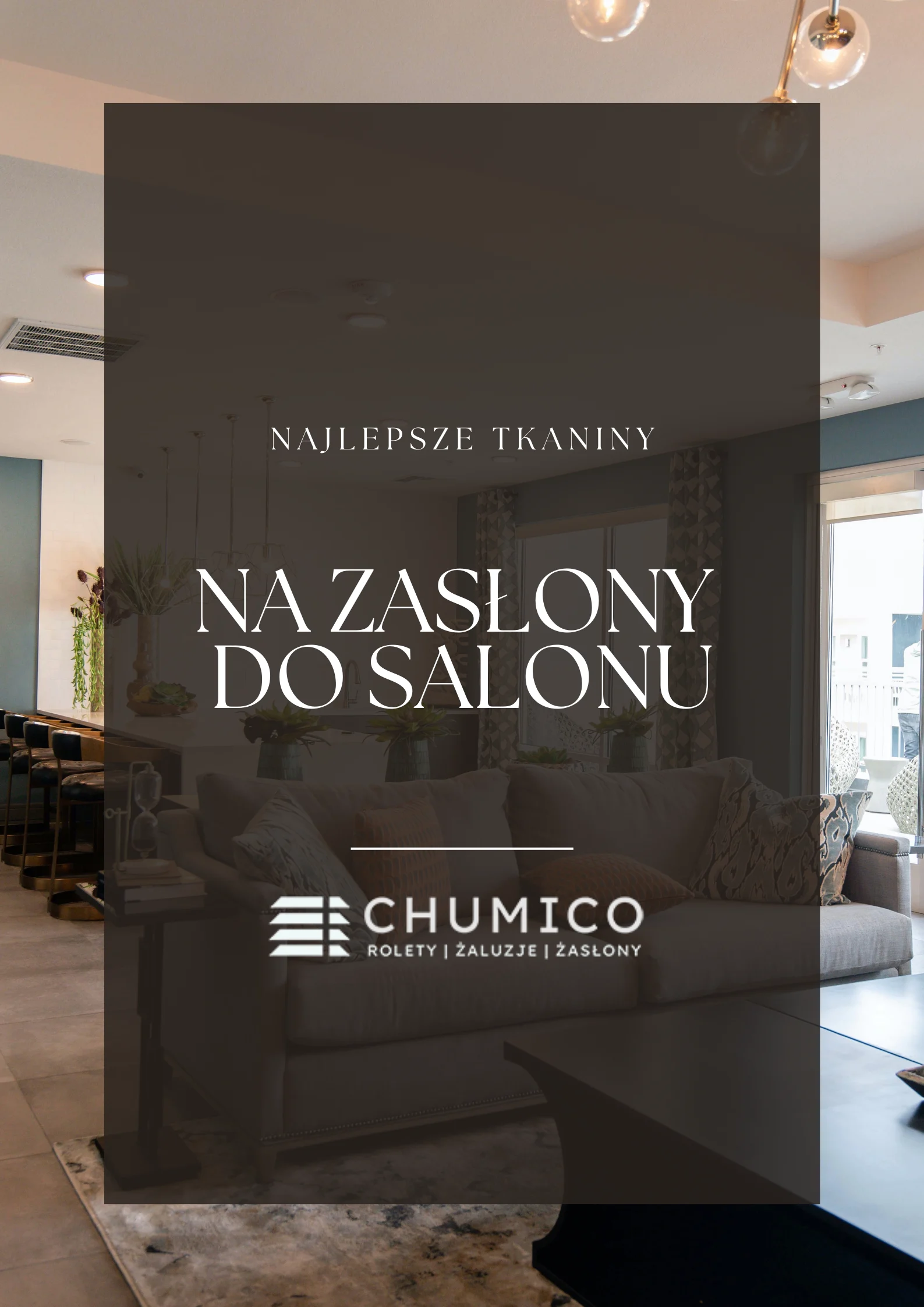 Najlepsze tkaniny na zasłony do salonu.